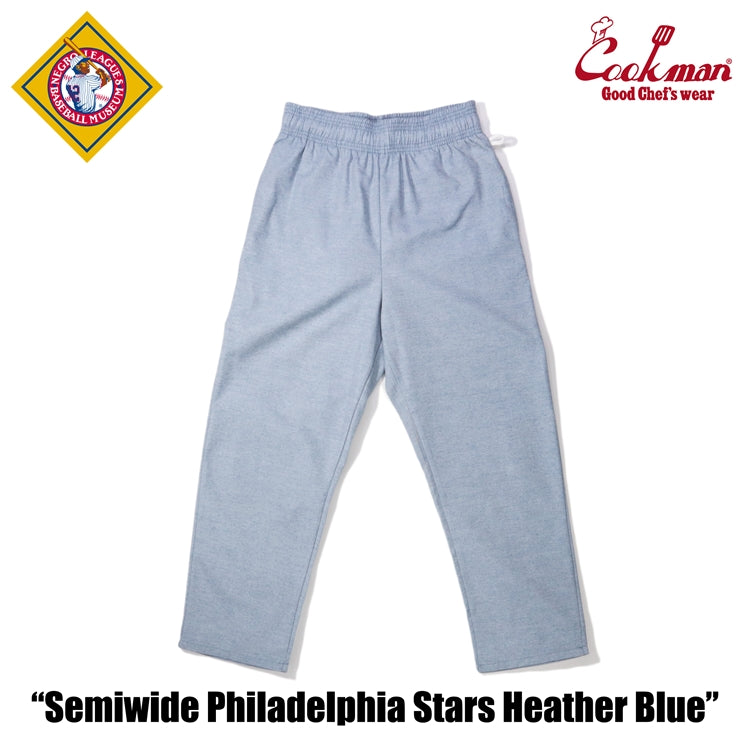 Cookman Chef Pants Semiwide - Philadelphia Stars Heather Blue