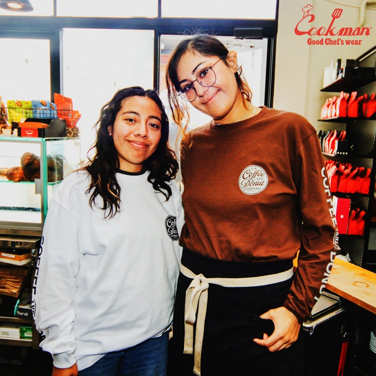 Cookman Long Sleeve Tees - Coffee & Donut : Dark Brown