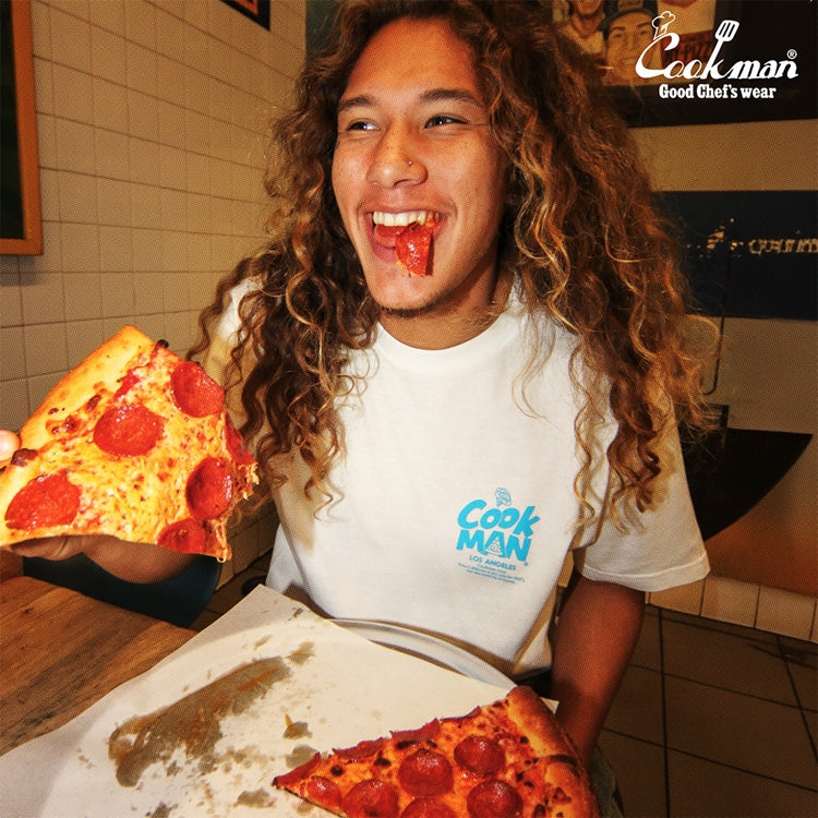 Cookman Tees - Pizza Combo : White