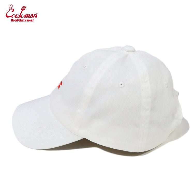 Cookman Low Cap - Flag : Blanc