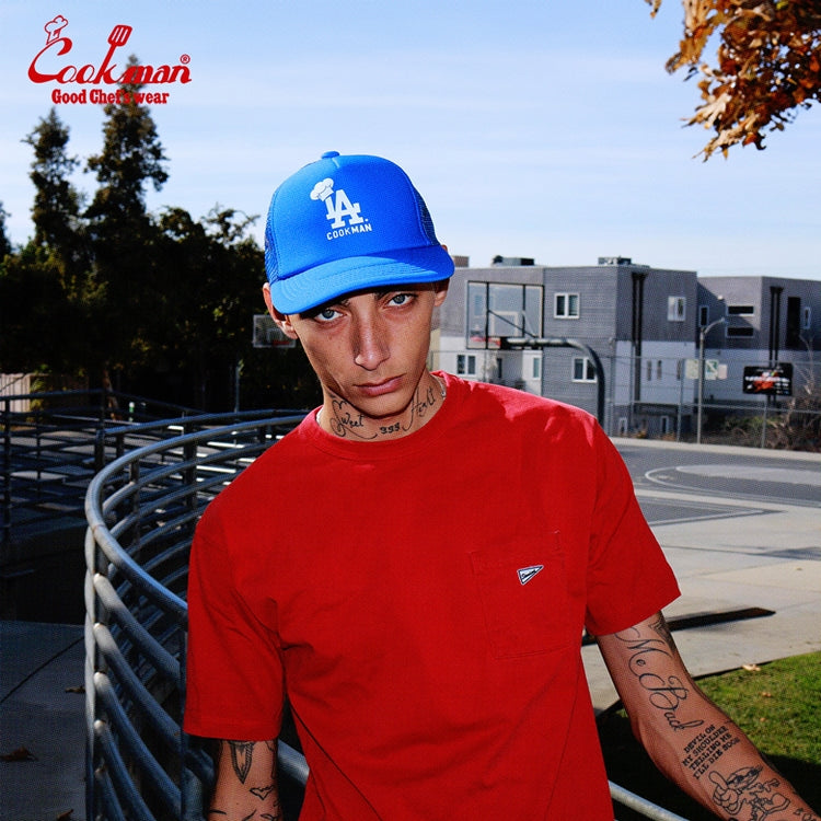 Cookman Mesh Cap - Chef Hat LA : Blue
