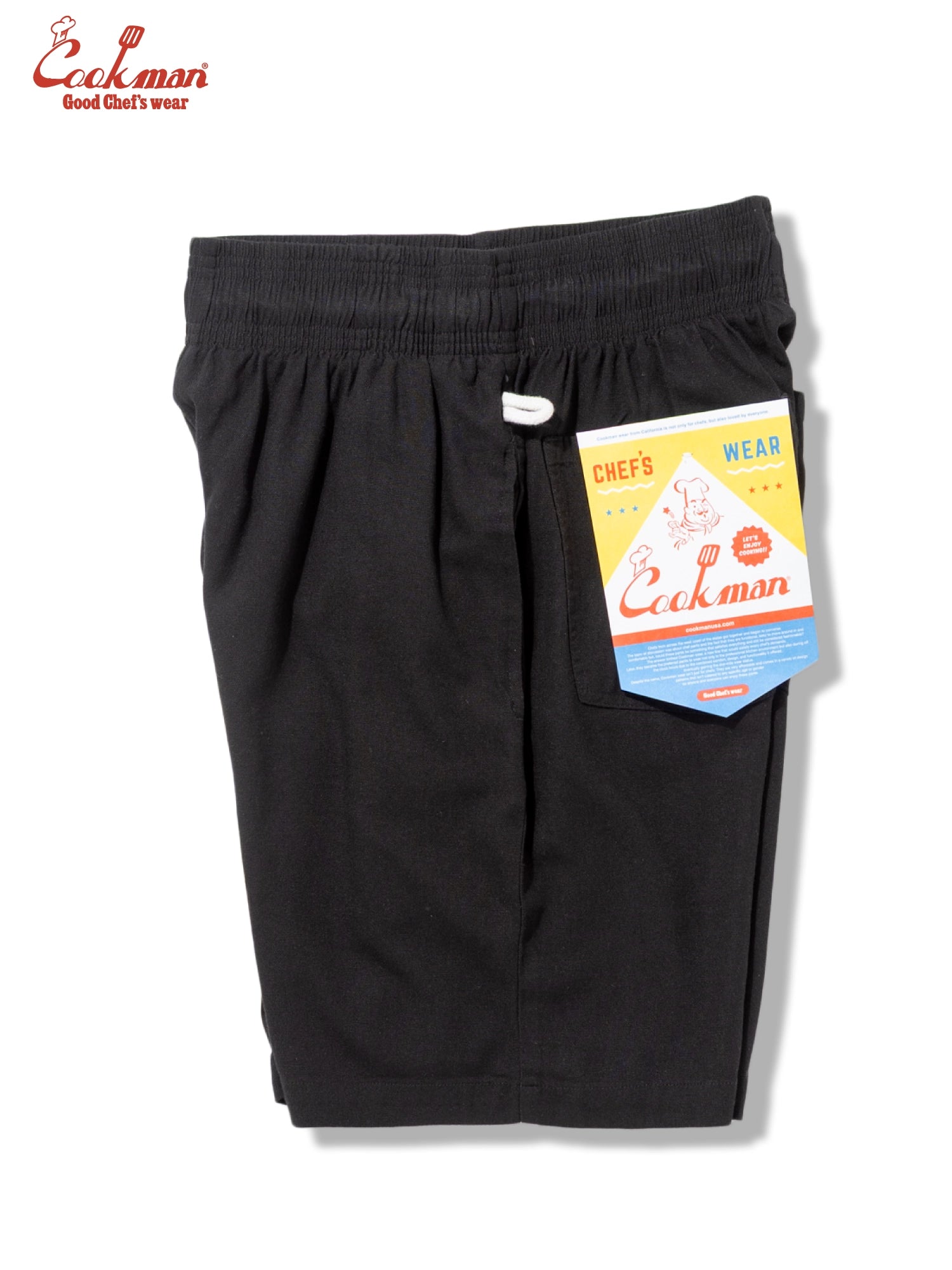 Chef Short Pants - Linen : Black