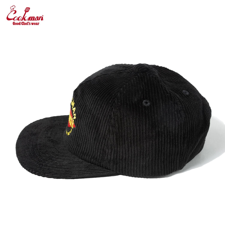 Cookman Corduroy Cap - FAT : Black