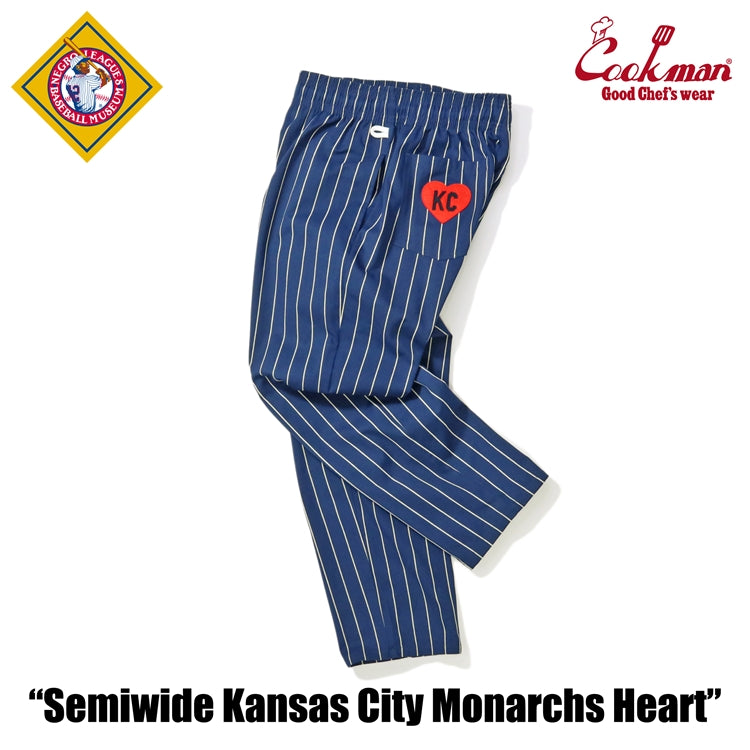 Cookman Chef Pants Semiwide - Kansas City Monarchs Heart