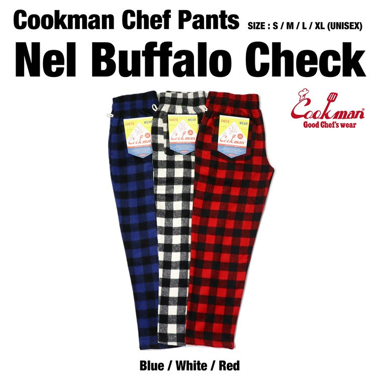 Cookman Chef Pants - Nel Buffalo Plaid : Blue