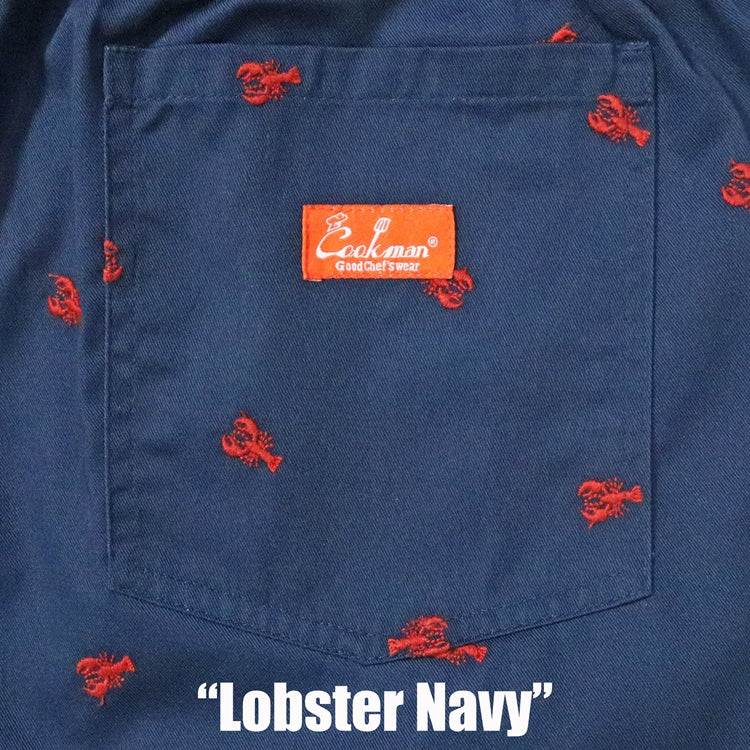 Cookman Embroidery Chef Pants - Lobster : Navy