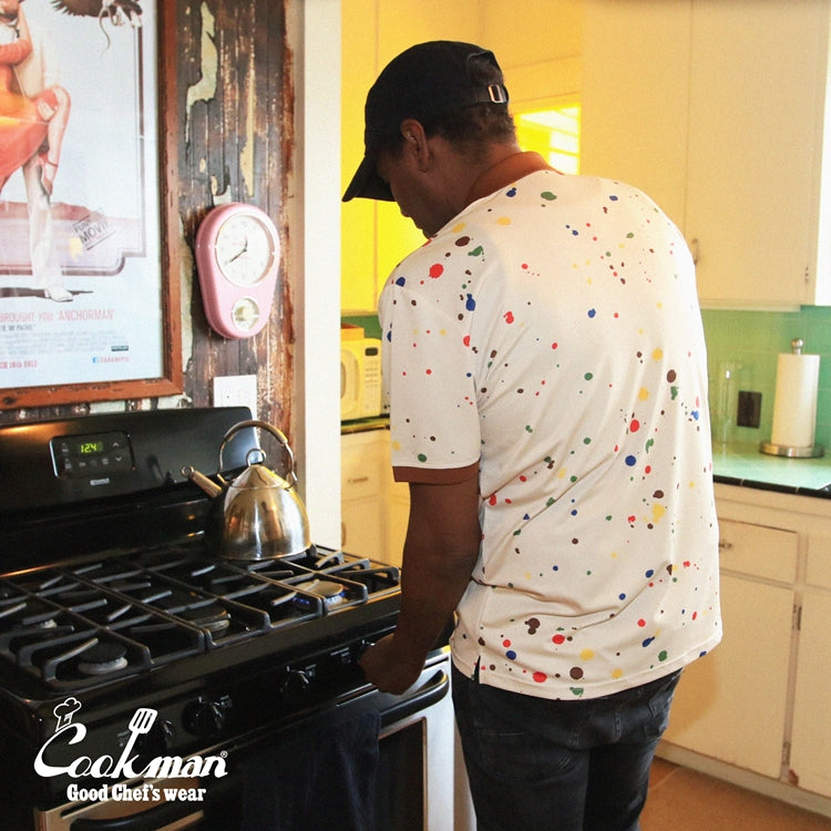 Cookman Polo Shirts - Sauce Splash : Beige