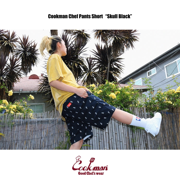 Cookman Chef Short Pants - Skull : Black