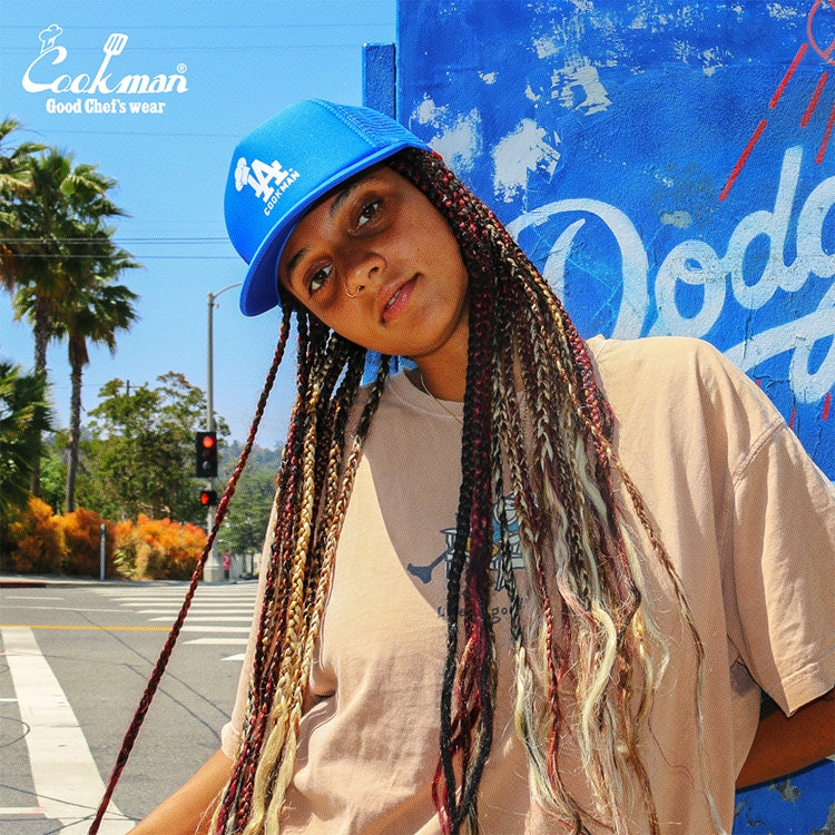 Cookman Mesh Cap - Chef Hat LA : Blue