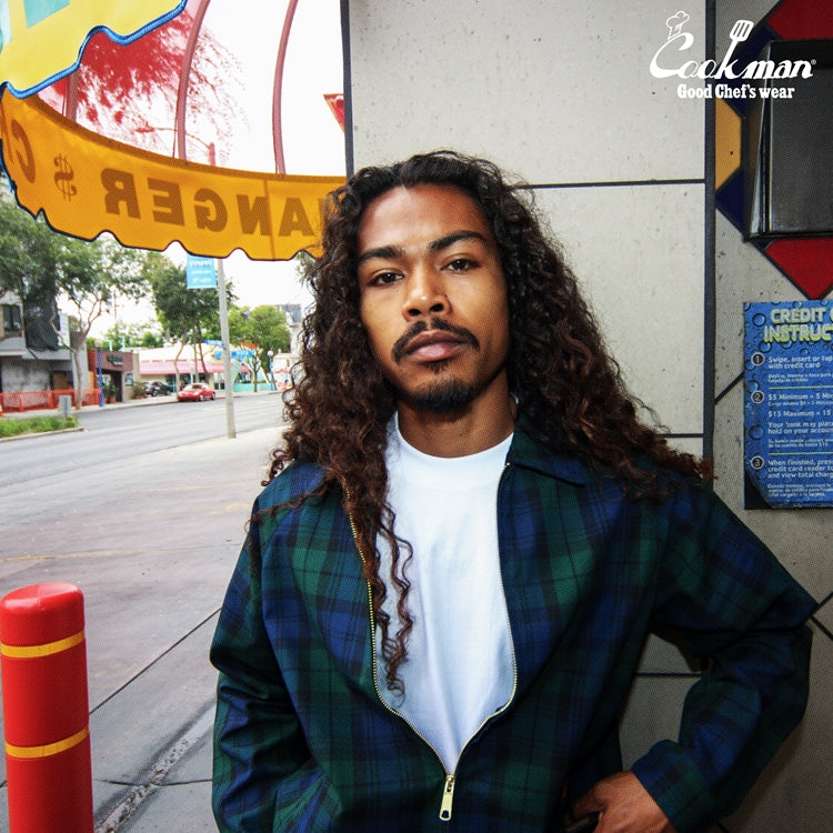 Cookman Chef Pants - Woven Black Watch Plaid