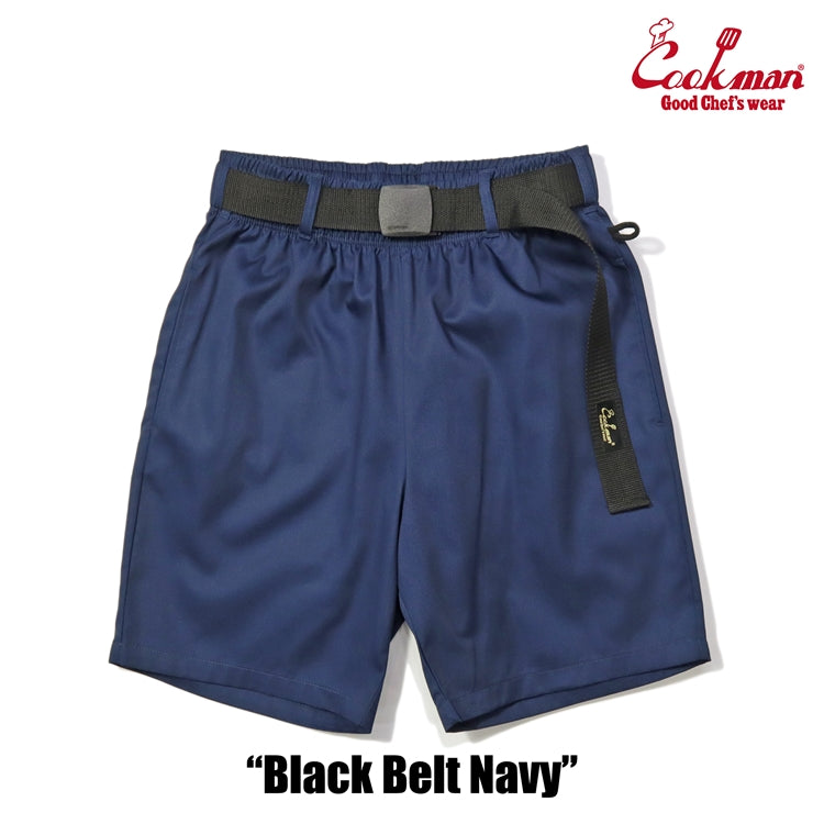 Cookman Chef Short Pants - Black Belt : Navy