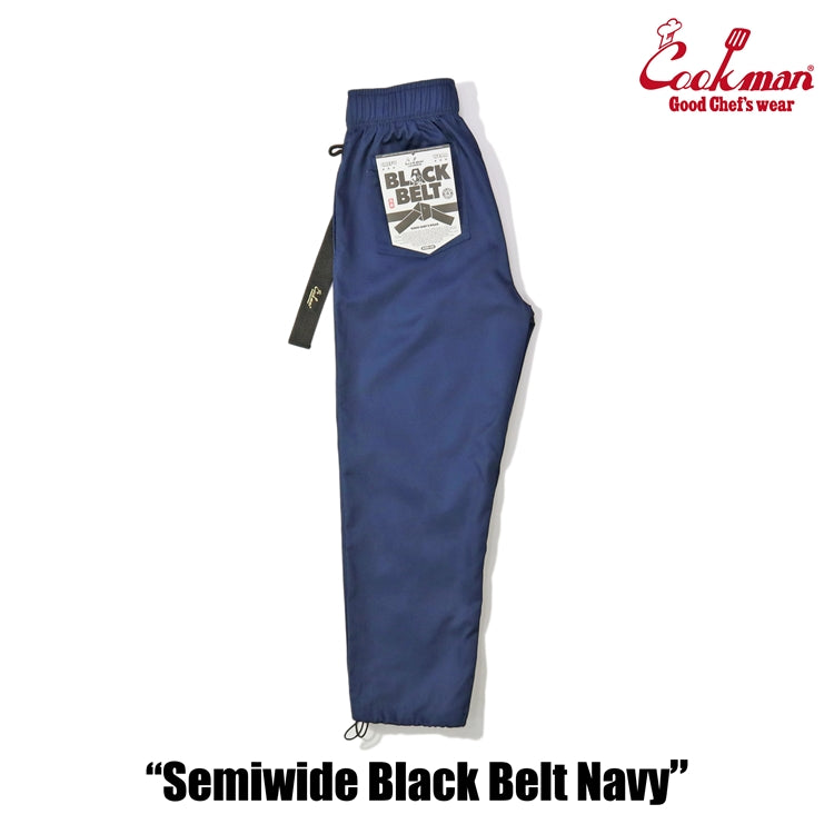 Cookman Chef Pants Semiwide - Black Belt : Navy