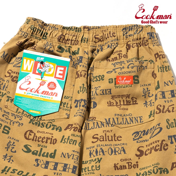 Cookman Chef Pants Semiwide -  Washed Duck Canvas Cheers