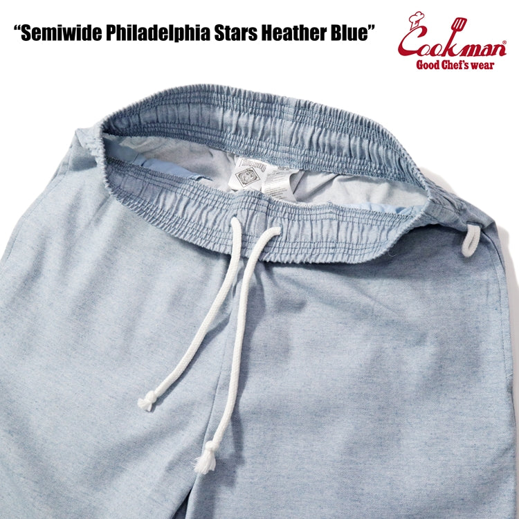Cookman Chef Pants Semiwide - Philadelphia Stars Heather Blue