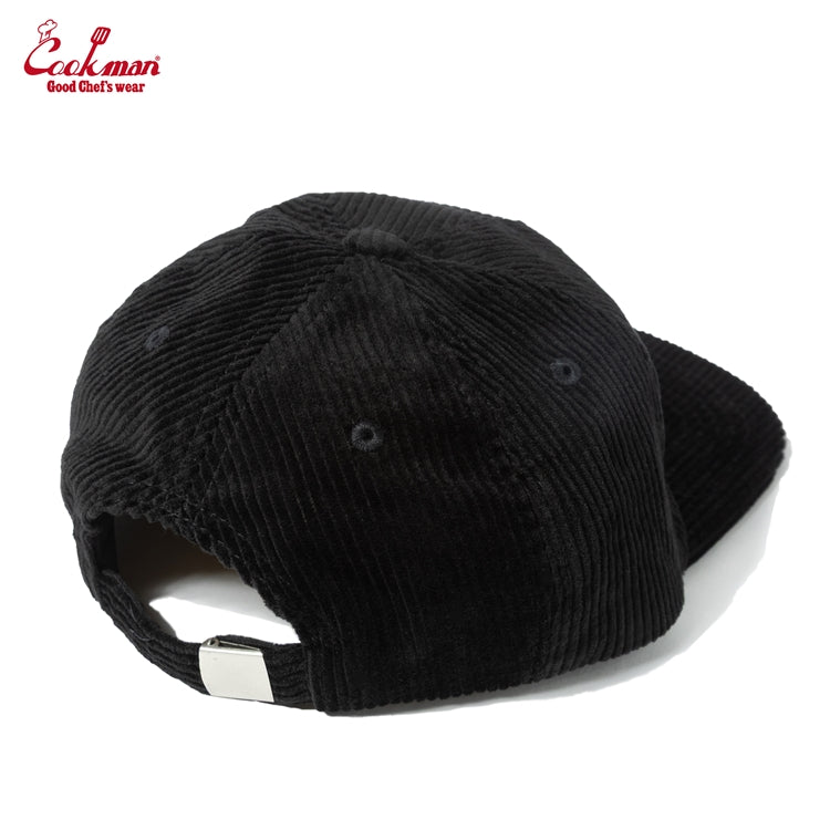 Cookman Corduroy Cap - FAT : Black