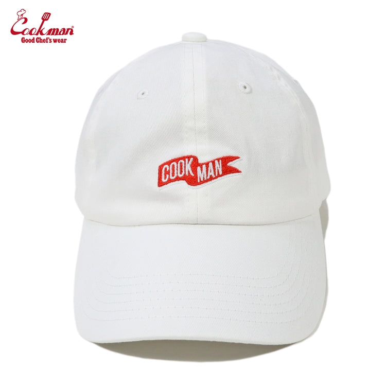 Cookman Low Cap - Flag : Blanc