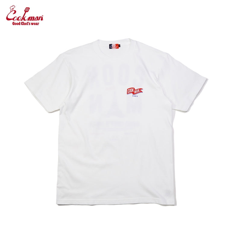 Cookman Tees - Eiffel Tower : Blanc