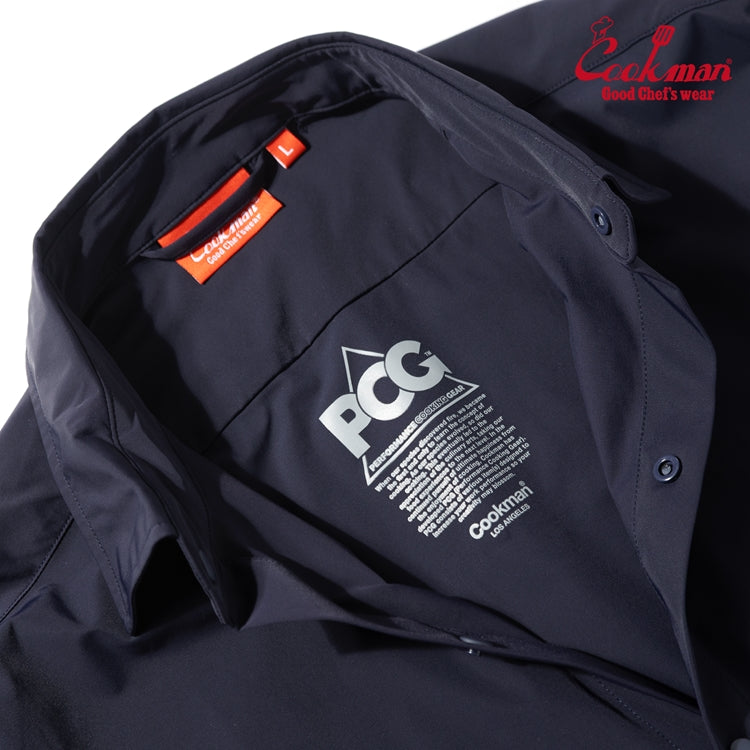 Cookman Work Shirts Long Sleeve - Navy