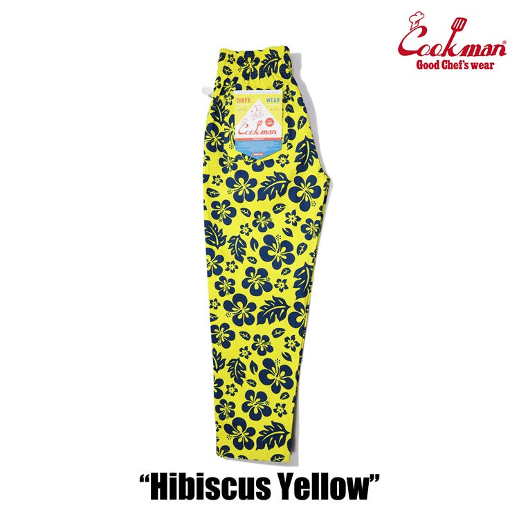 Cookman Chef Pants - Hibiscus : Yellow (All Sales Are Final)