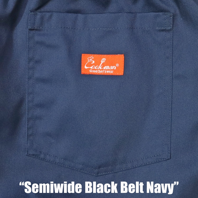 Cookman Chef Pants Semiwide - Black Belt : Navy