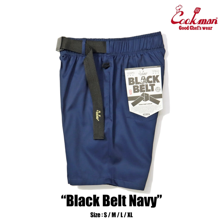 Cookman Chef Short Pants - Black Belt : Navy