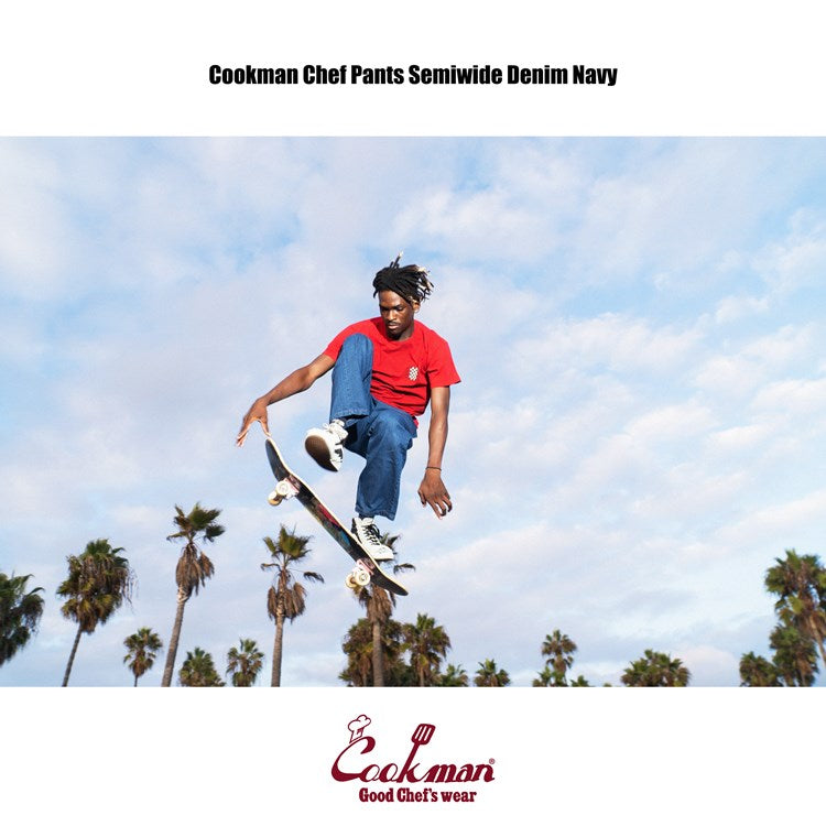 Chef Pants Semiwide- Denim : Navy