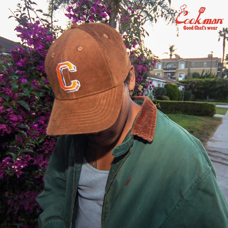 Cookman - Curve Brim Cap : Corduroy Brown