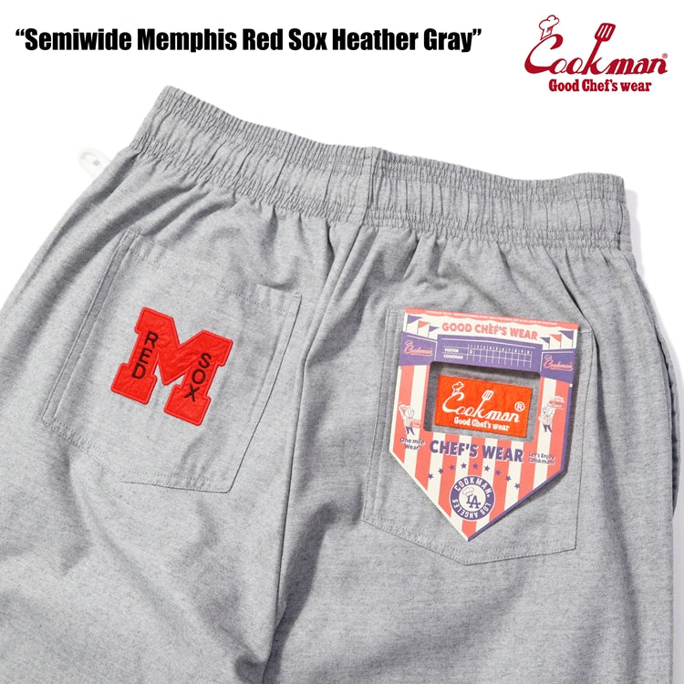 Cookman Chef Pants Semiwide - Memphis Red Sox Heather Gray