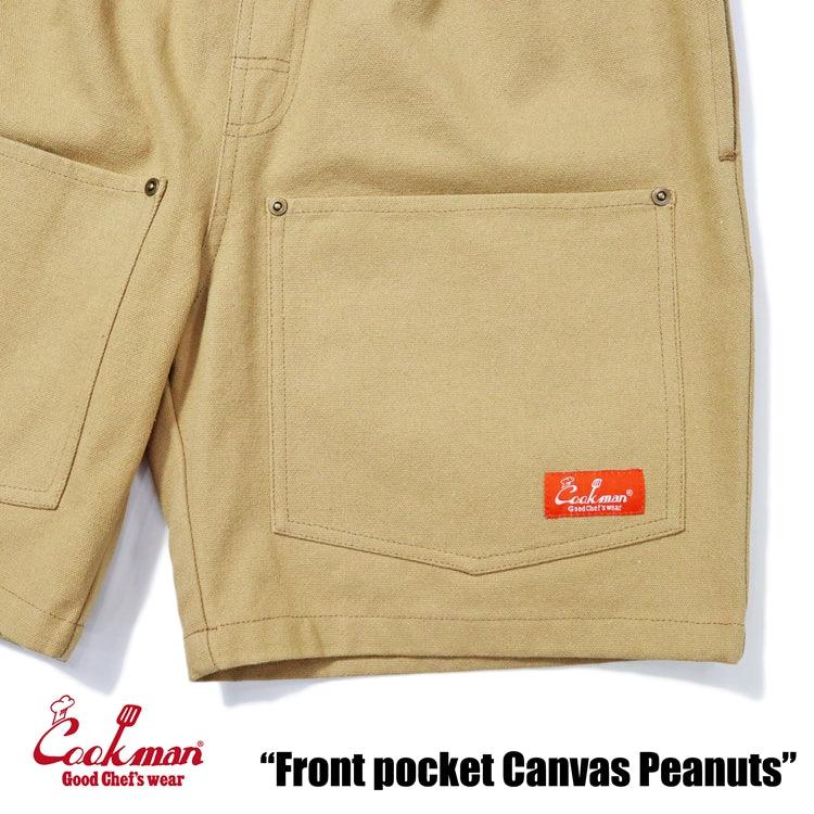 Cookman Chef Short Pants Front pocket - Canvas Peanuts