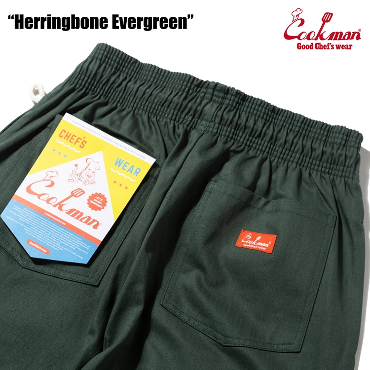 Cookman Chef Pants - Herringbone : Evergreen