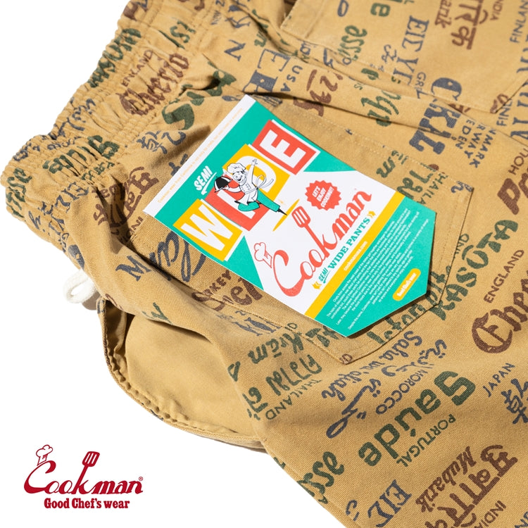 Cookman Chef Pants Semiwide -  Washed Duck Canvas Cheers