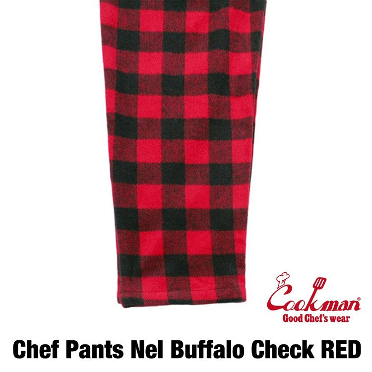 Cookman Chef Pants - Nel Buffalo Plaid : Red