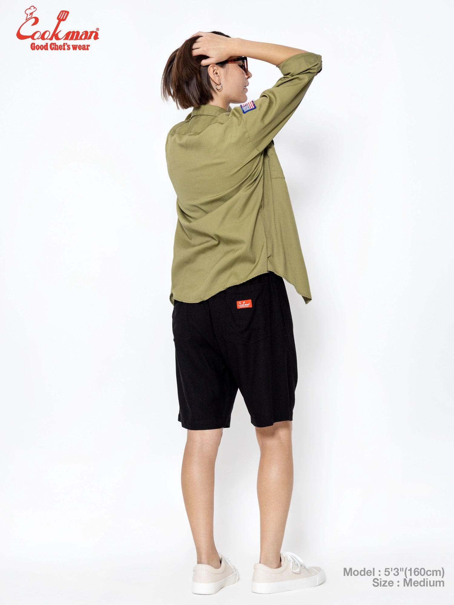 Chef Short Pants - Linen : Black