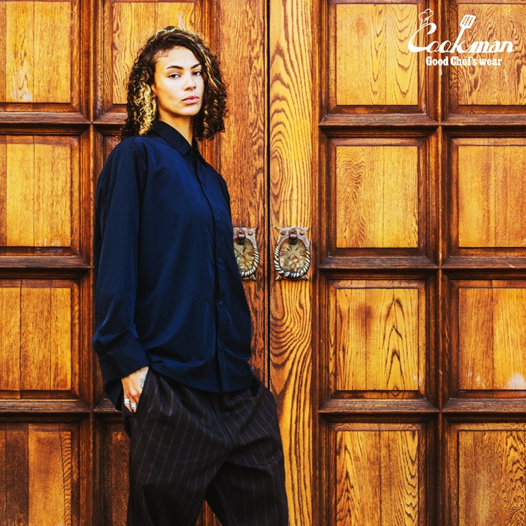 Cookman Work Shirts Long Sleeve - Navy