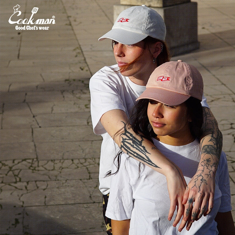 Cookman Low Cap - Flag : Blanc