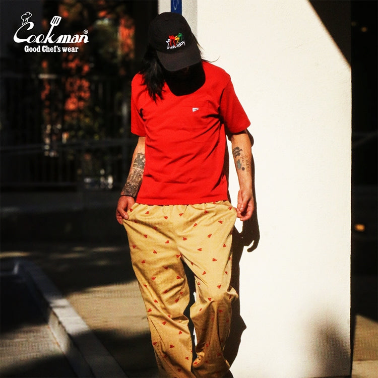 Cookman Embroidery Chef Pants - Lobster : Beige