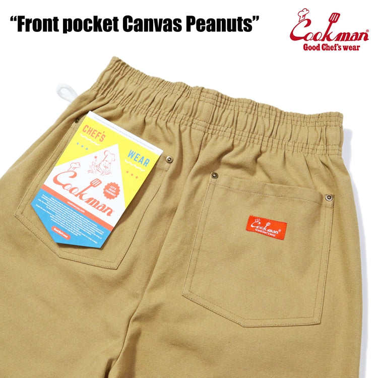 Cookman Chef Short Pants Front pocket - Canvas Peanuts