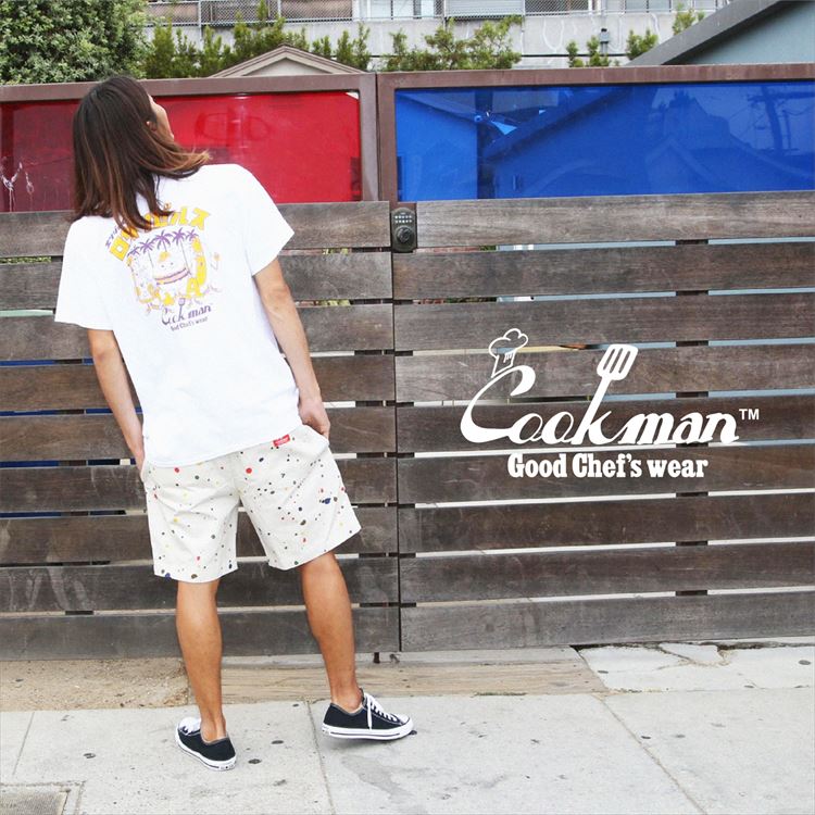 Chef Short Pants - Sauce Splash : Beige