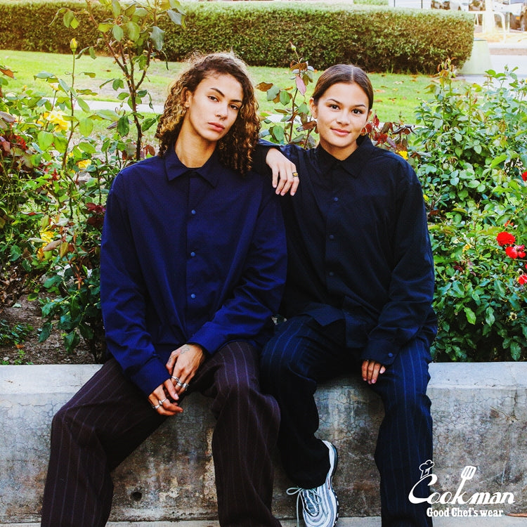 Cookman Work Shirts Long Sleeve - Navy