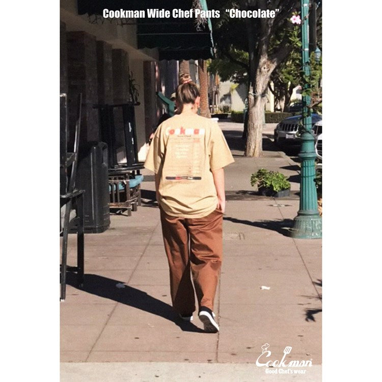 Cookman Wide Chef Pants - Chocolate