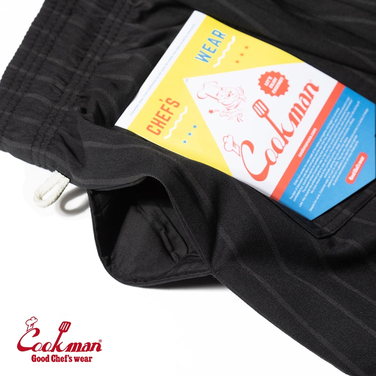 Cookman Chef Pants - Stripe Black shadow
