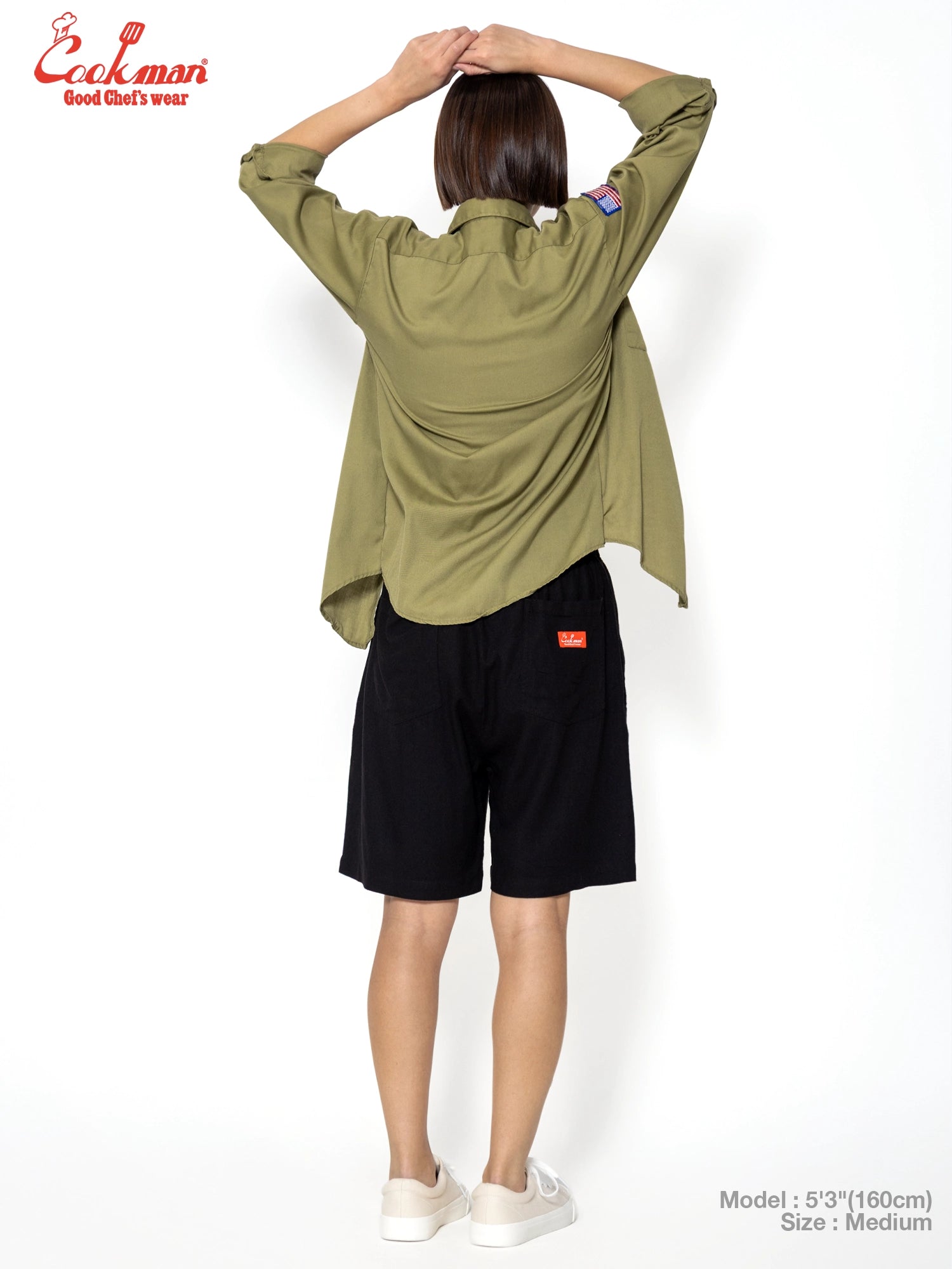 Chef Short Pants - Linen : Black