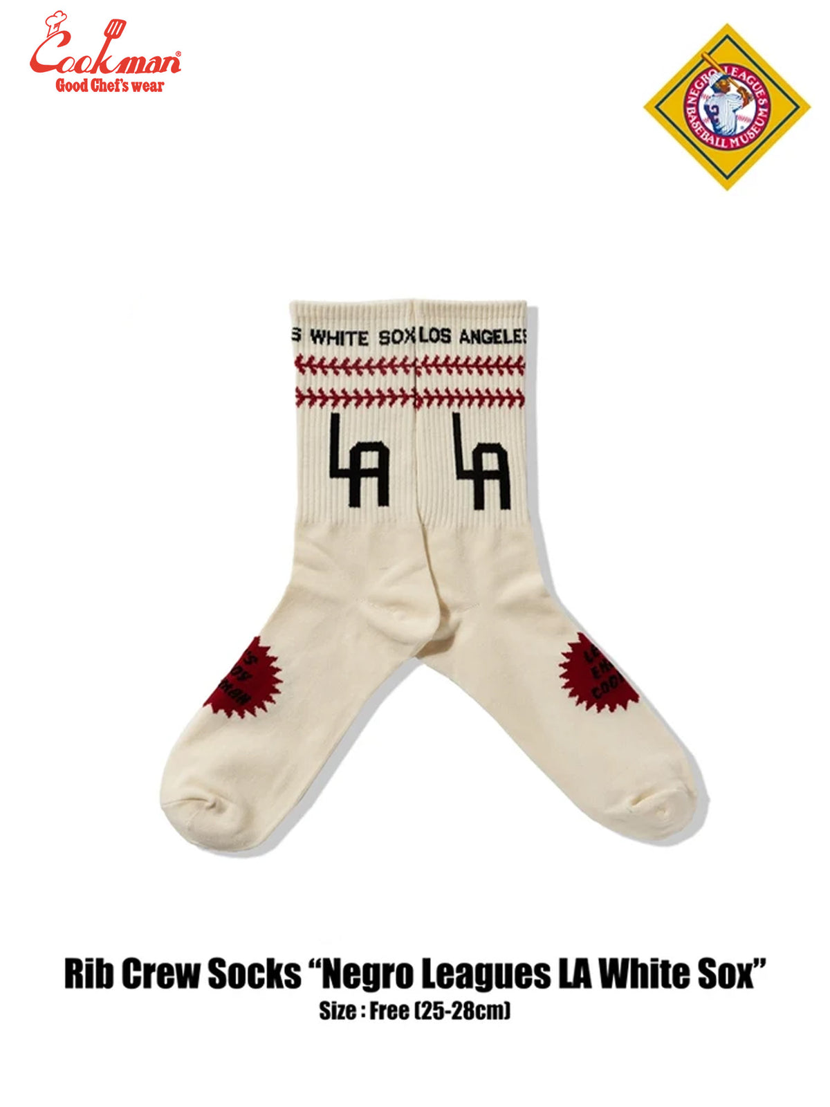 Rib Crew Socks - Negro Leagues : LA White Sox