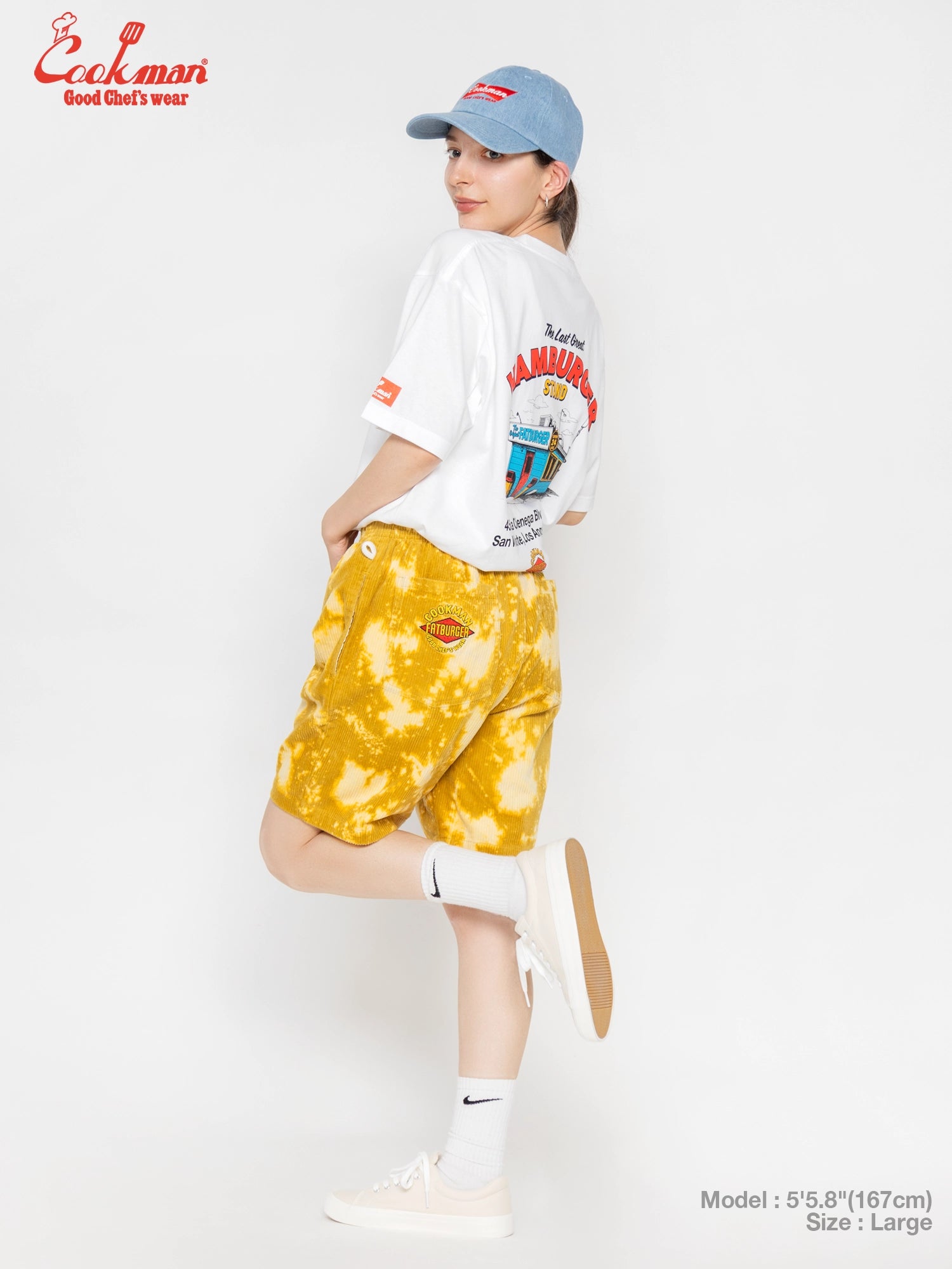 Chef Short Pants - Corduroy : FAT Bleach Yellow