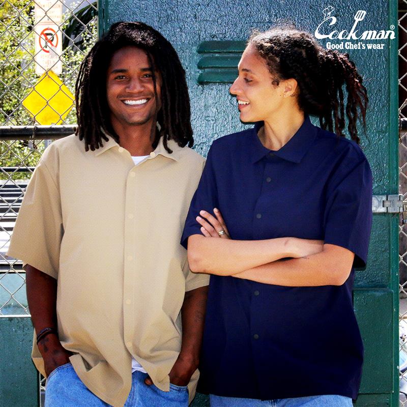 Cookman Work Shirts Short Sleeve Light - Peanuts