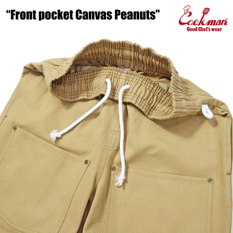 Cookman Chef Short Pants Front pocket - Canvas Peanuts
