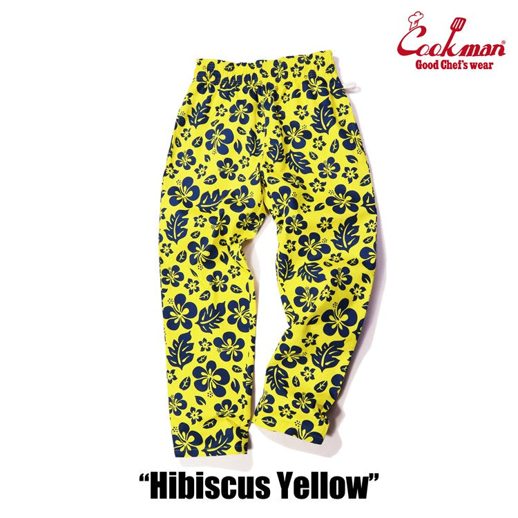 Cookman Chef Pants - Hibiscus : Yellow (All Sales Are Final)