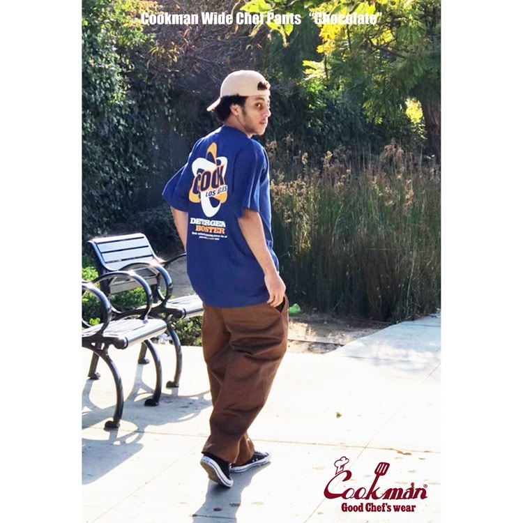 Cookman Wide Chef Pants - Chocolate