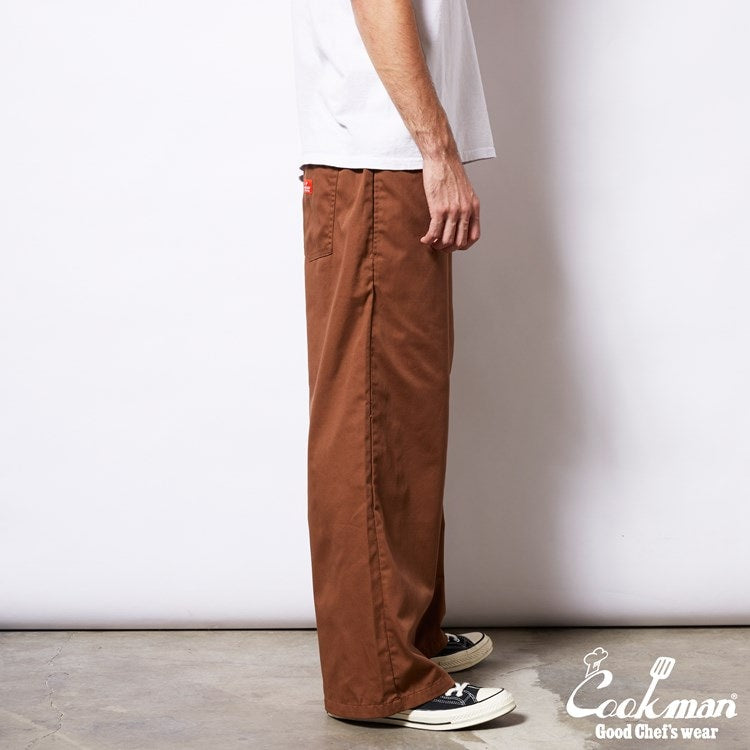 Cookman Wide Chef Pants - Chocolate