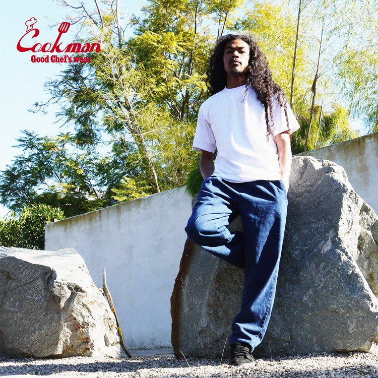 Chef Pants Semiwide- Denim : Navy